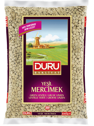 DURU BAK.1KG YEŞİL MERCİMEK 1*12