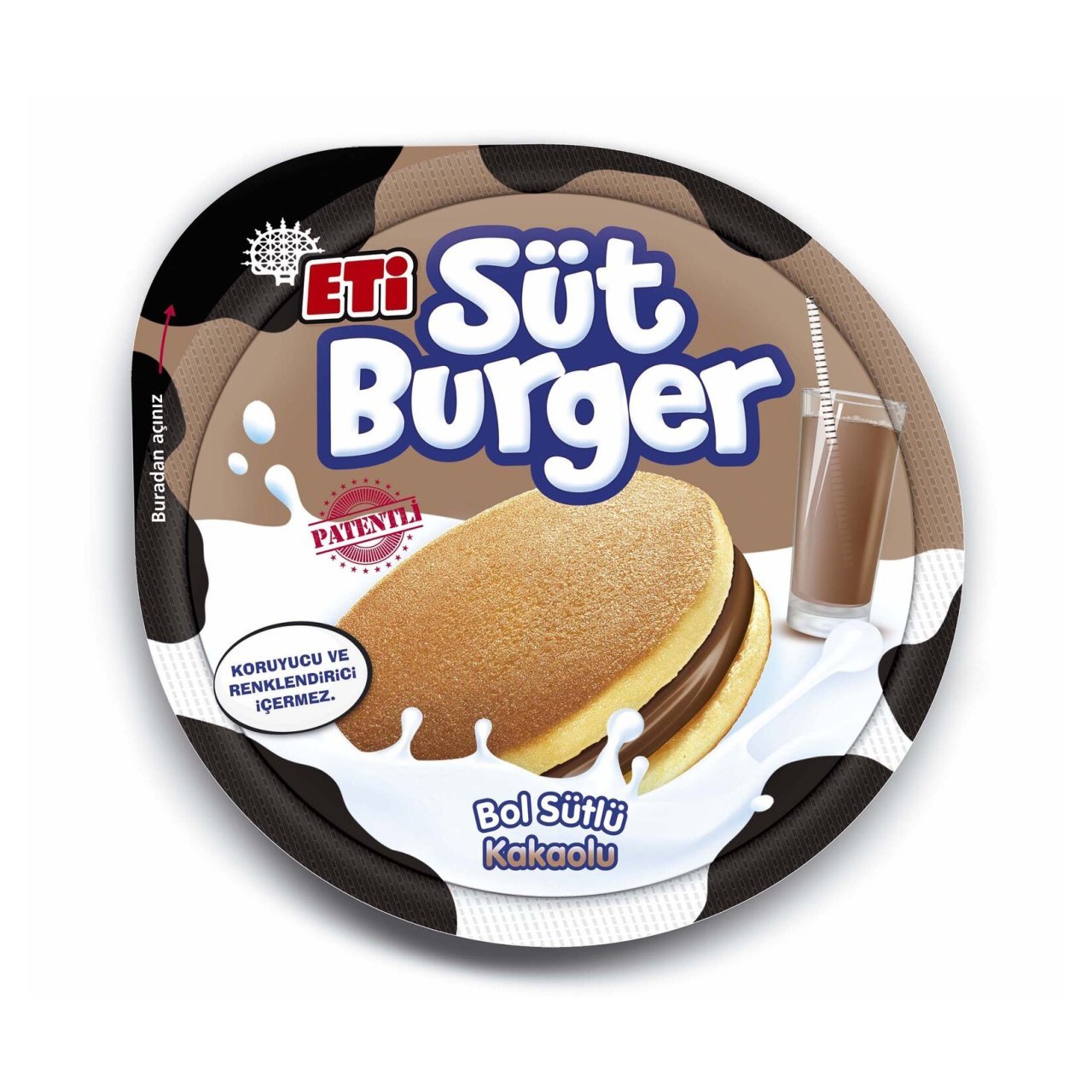 ETİ FR.SÜT BURGER KAKAOLU&SÜTLÜ KEK 35GR 12706 1*16