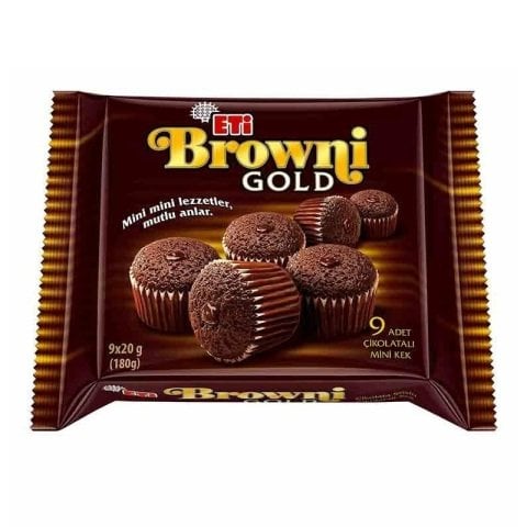 ETİ K.BROWNİ GOLD MİNİ KAKAOLU 180GR 17373 1*12