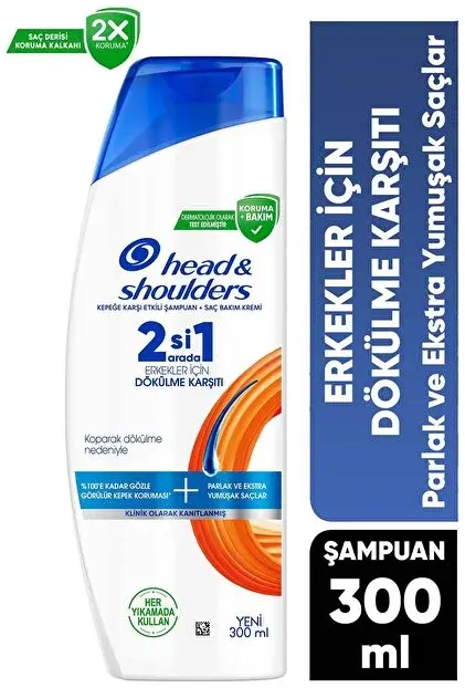 HEAD ŞAMPUAN 300ML 2/1 ERKEKLERE ÖZEL DÖKÜLME KARŞITI 1*6