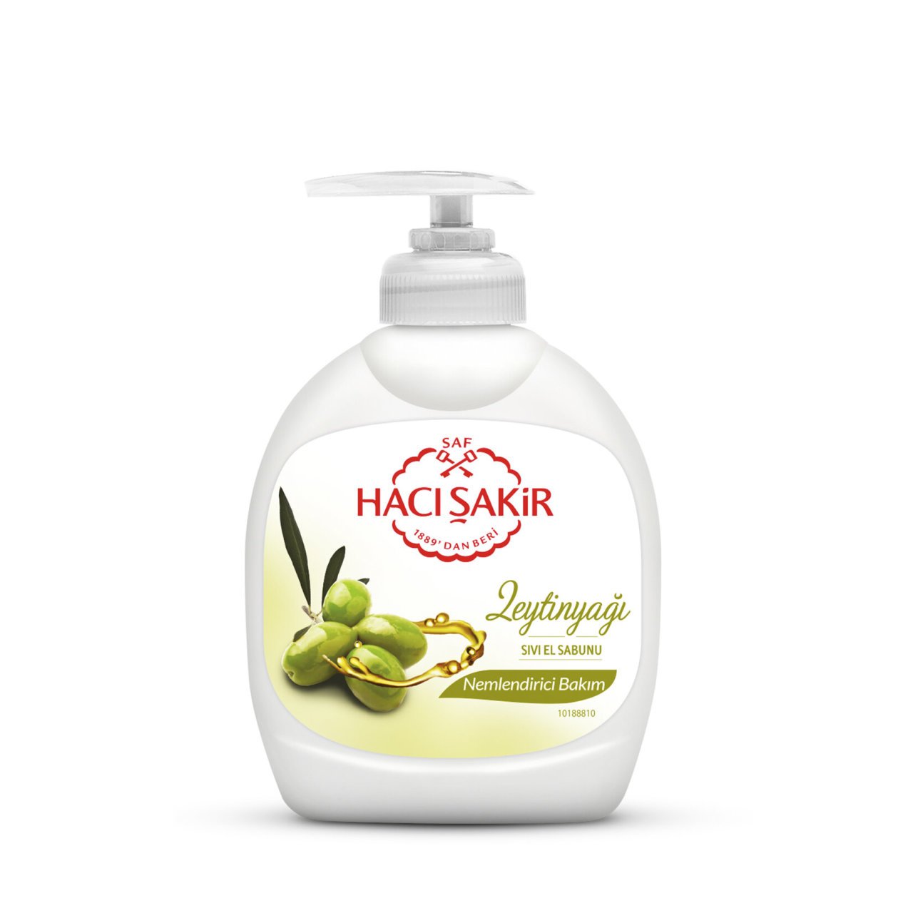 HACI ŞAKİR SIVI SABUN 300ML ZEYTİNYAĞLI NEMLENDİRİCİ 1*12