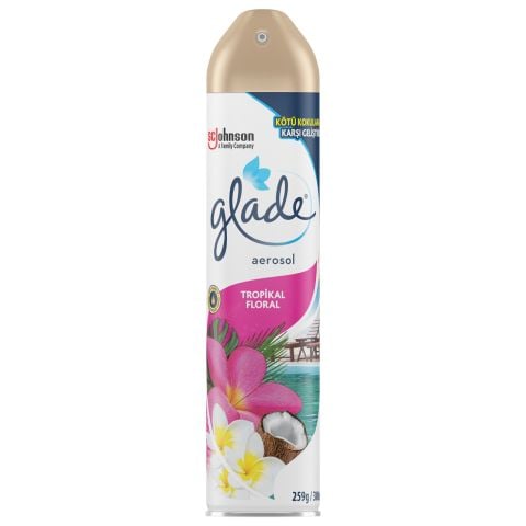 SC.GLADE AEROSOL SPR.TROPİKAL FLORAL 300ML 1*12