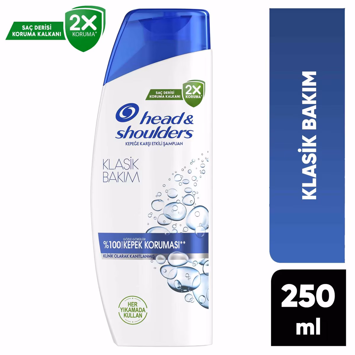HEAD ŞAMPUAN 250ML KLASİK BAKIM 1*6