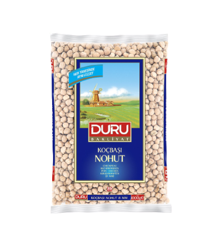 DURU BAK.1KG KOÇBAŞI NOHUT 8MM 1*12