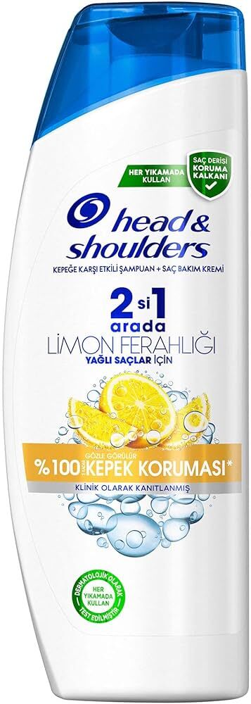 HEAD ŞAMPUAN 300ML 2/1 LİMON YAĞLI SAÇ %100KEPEK KORUMA 1*6