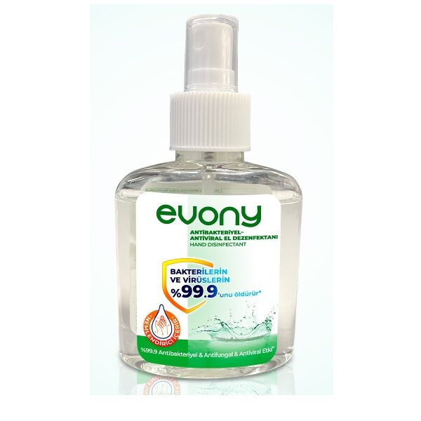 EVONY SPR.100ML ANTİBAKTERİYEL EL DEZENFEKTANI 1*15