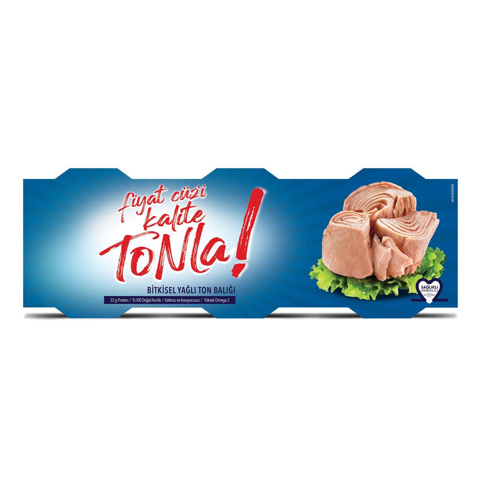 DARDANEL TONLA 3'LÜ 75G*3 AYÇİÇEK YAĞLI TON MAVİ1*16