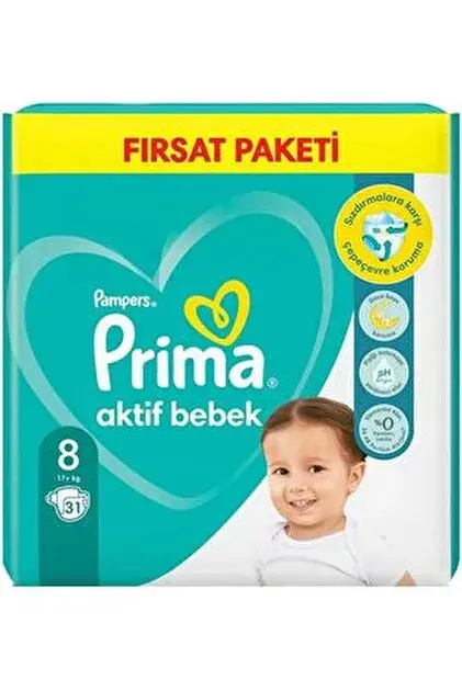 PRİMA FIRSAT PAKETİ 8XXXL 17+KG 31Lİ    1*4