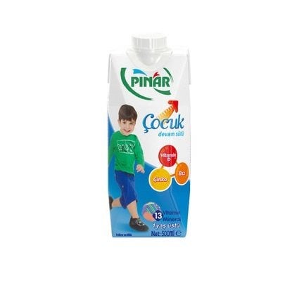 PINAR SÜT ÇOCUK SÜTÜ 500ML SADE 1*12
