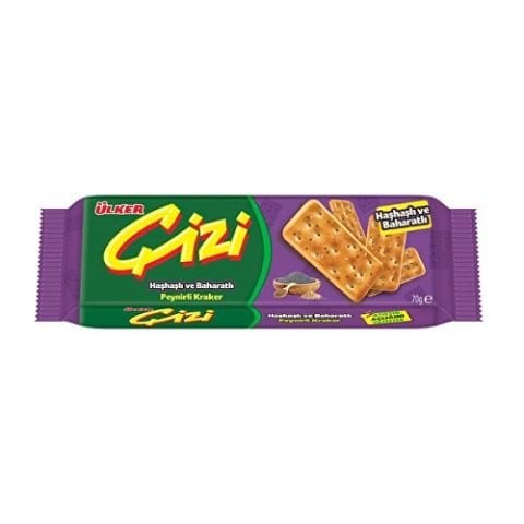 ÜLKER B.ÇİZİ KRAKER HAŞHAŞLI&BAHARATLI 4LÜ*70GR 774-03 1*12