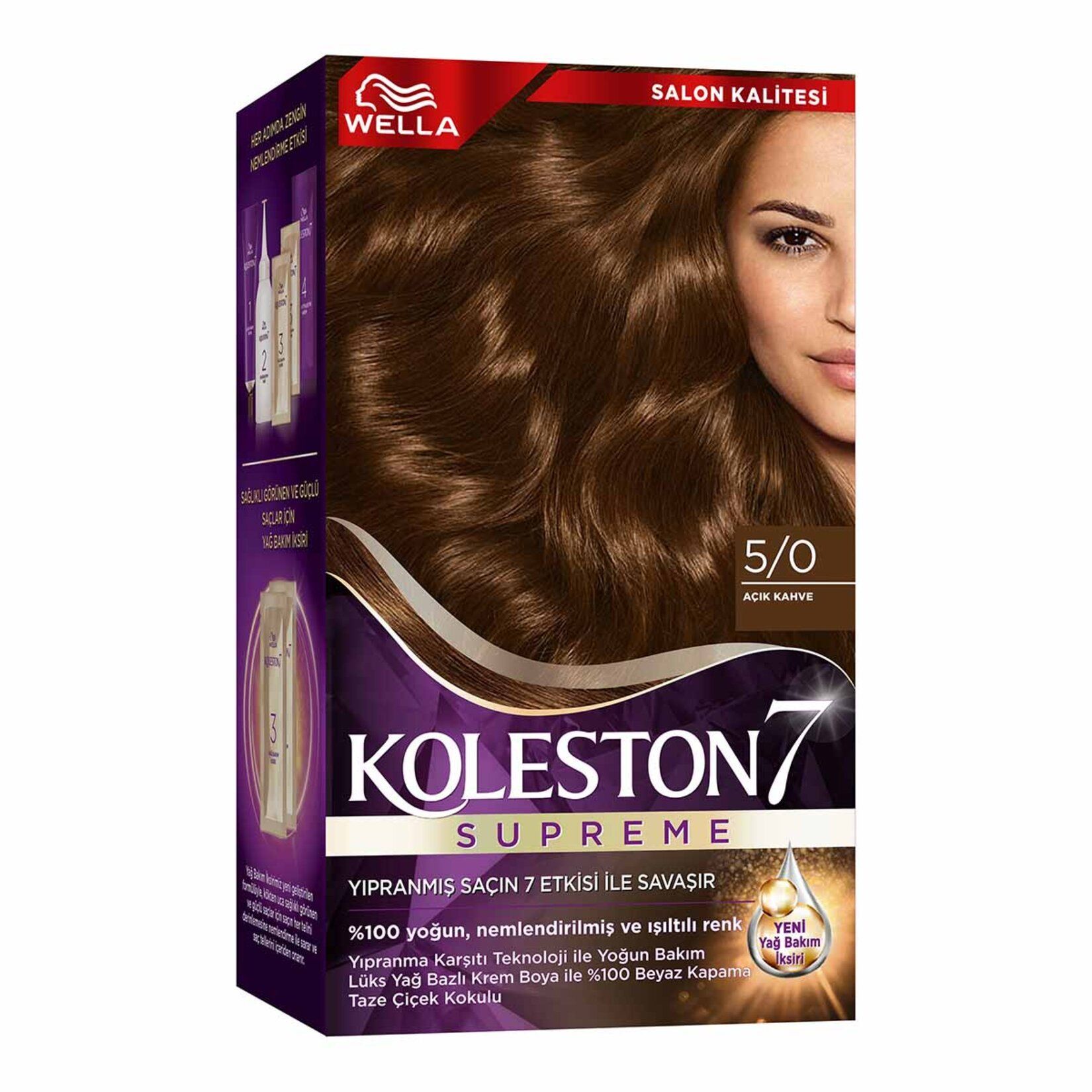 KOLESTON SET 5/0 AÇIK KAHVE SUPREME 1*18