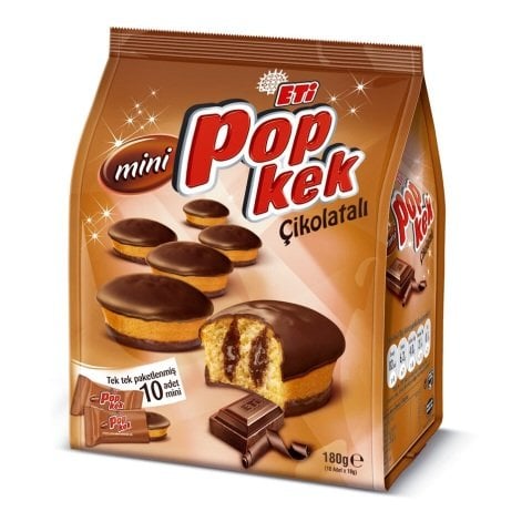ETİ K.POPKEK 10LU MİNİ KAKAOLU 180GR 39646 1*10