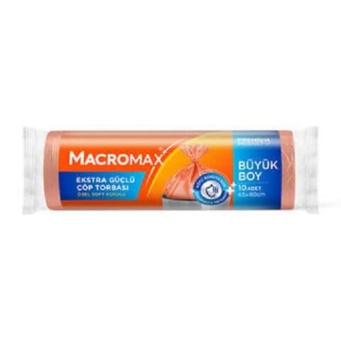 MACROMAX ÇÖP POŞ.BÜYÜK EXT.GÜÇ 10LU 2025618 1*25
