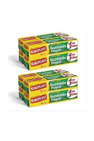 KOROPLAST BUZD.POŞETİ 4AL3ÖDE ORTA 120'Lİ 24*38CM 1*18