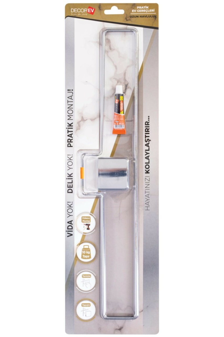 DECOREV METAL HAVLULUK UZUN KROM DC-4781 1*24