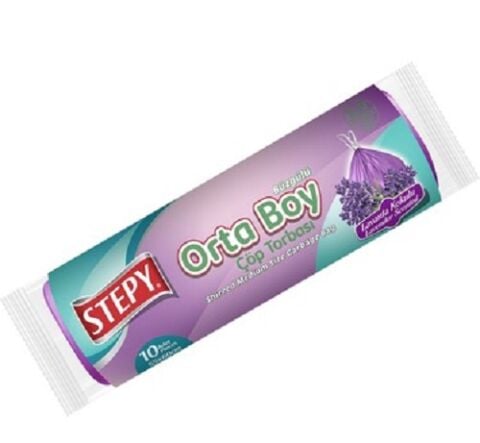 STEPY ÇÖP POŞETİ BZG.ORTA LAVANTA 15'Lİ 55*60CM 1*25