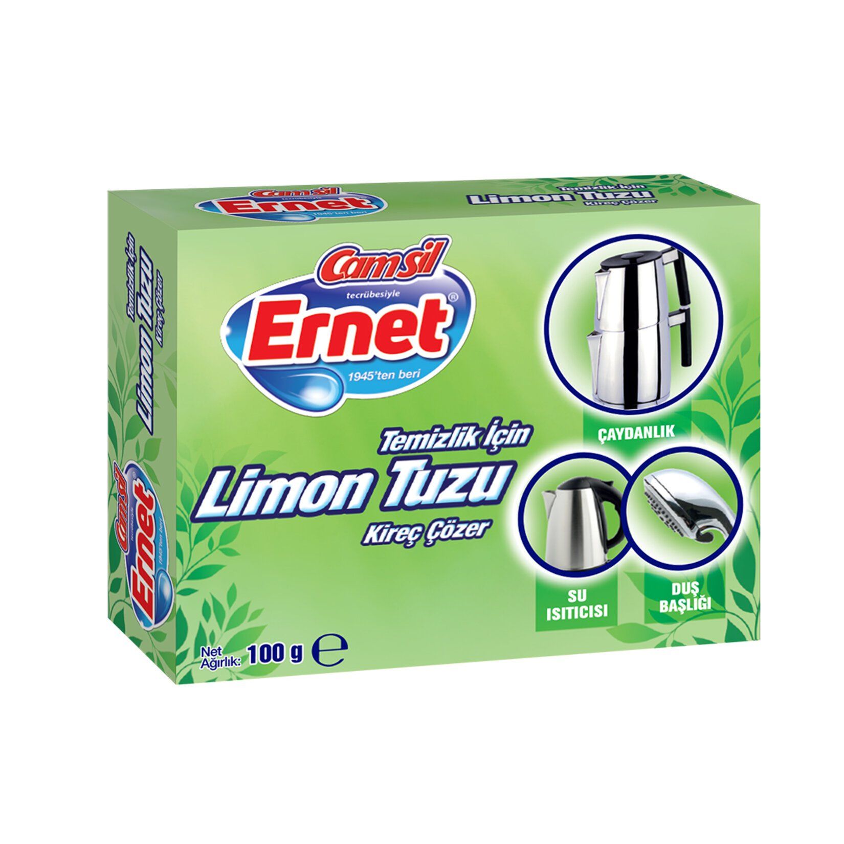 ERNET LİMON TUZU TOZ 100G 1*10