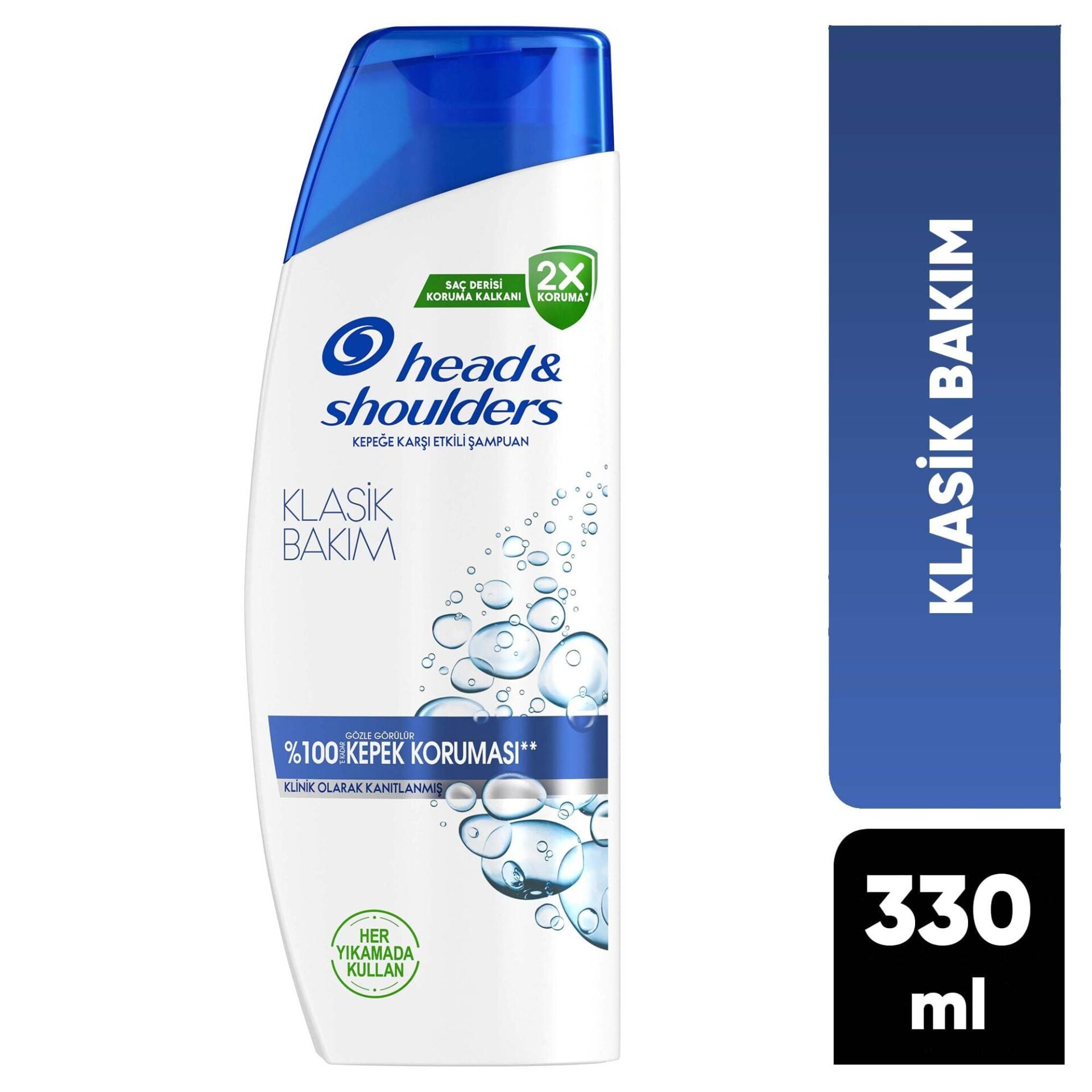 HEAD ŞAMPUAN 330ML 2/1 KLASİK BAKIM %100KEPEK KORUMA 1*6