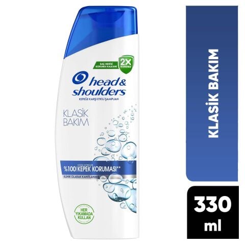 HEAD ŞAMPUAN 330ML 2/1 KLASİK BAKIM %100KEPEK KORUMA 1*6