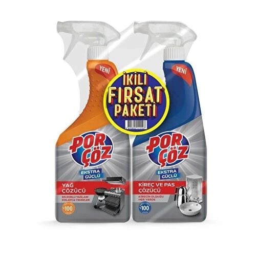 LEV.PORÇÖZ SPREY 1+1 BANYO+ MUTFAK 2*750ML 1*6