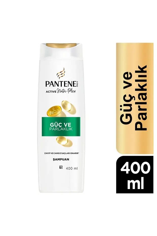 PANTENE ŞAMPUAN 400ML GÜÇ VE PARLAKLIK ZAYIF VE MAT SAÇ NUTRİ PLEX 1*6