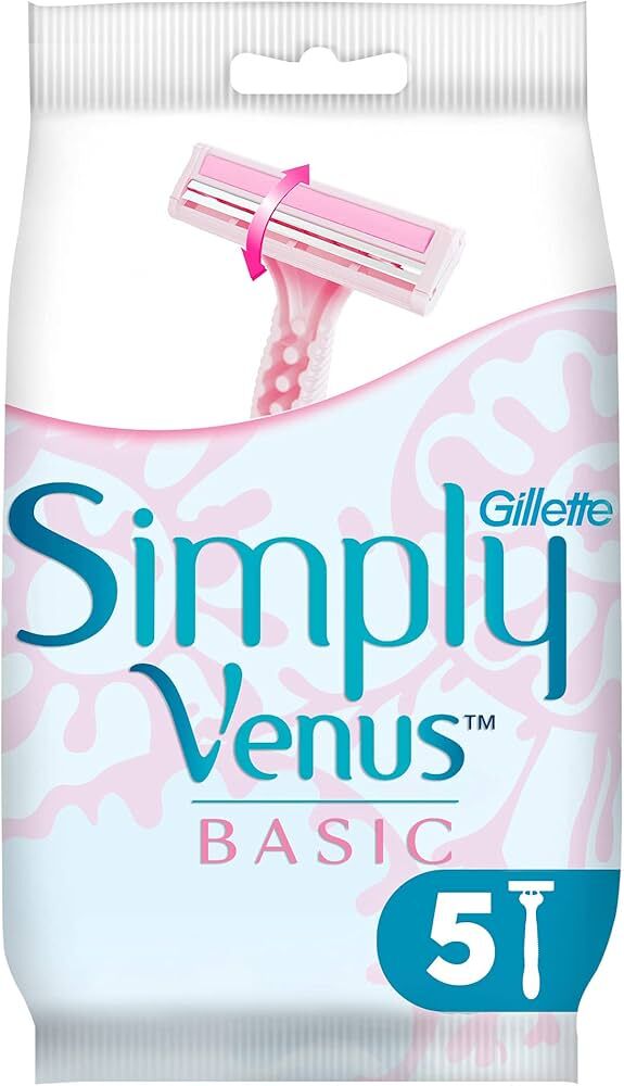 GİLLETTE VENUS2 5'Lİ 2BIÇAK SİMPLY BASİC POŞET 1*96