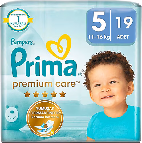 PRİMA İKİZ PREMİUM 5JUNİOR 11-16KG 19'LU 1*4
