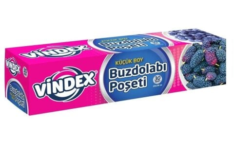 VİNDEX BUZDOLABI POŞETİ KÜÇÜK BOY 30'LU 20*30CM 1*48