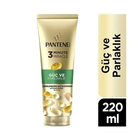 PANTENE SAÇ KREMİ 220ML 3MM GÜÇ VE PARLAKLIK DERİNLEMESİNE 1*6