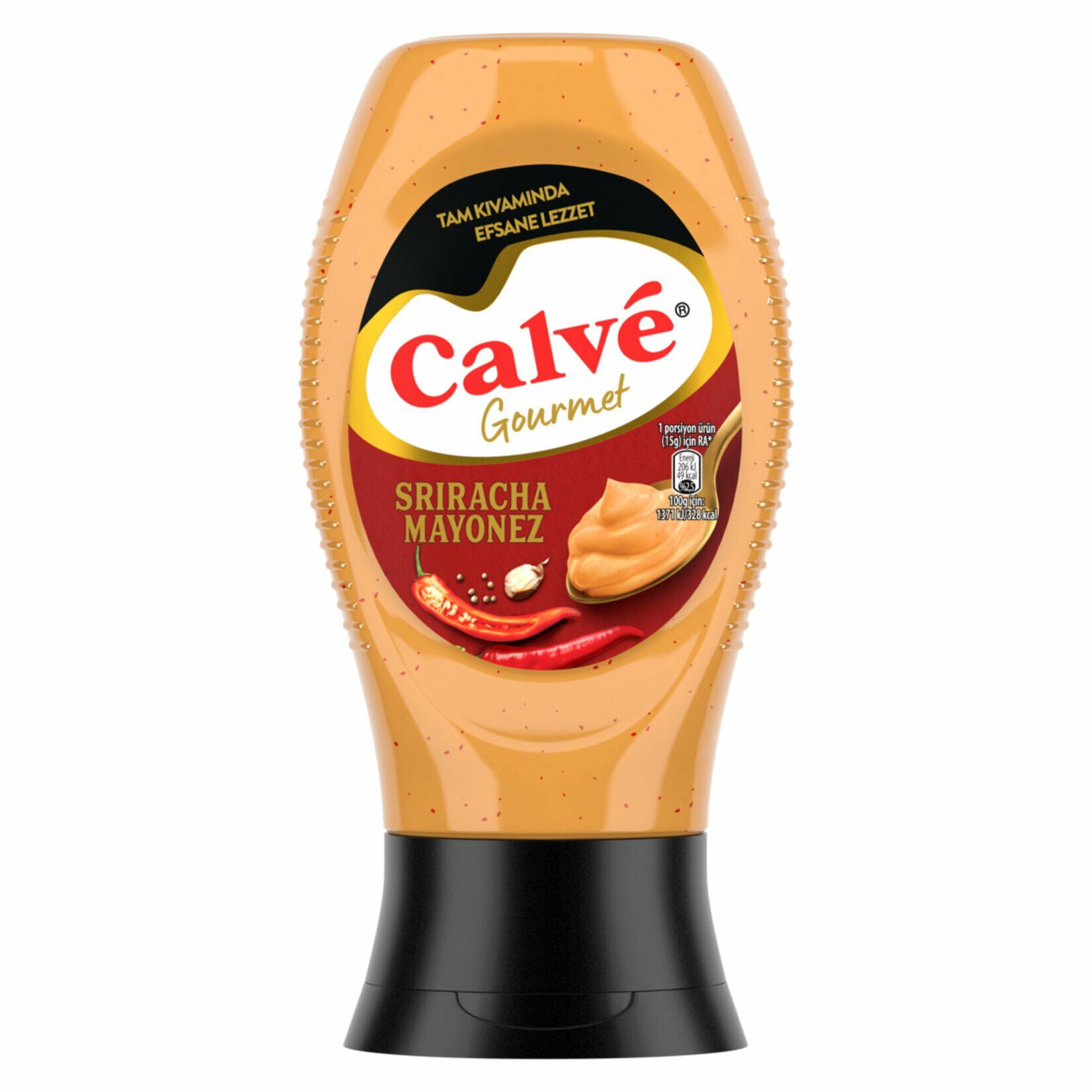 CALVE MAYONEZ GOURMET SRIRACHA 240G PET 1*12