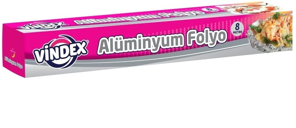 VİNDEX .ALUMİNYUM FOLYO 8MT 1*24