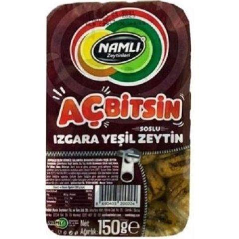NAMLI YEŞİL ZEYTİN IZGARA 150GR 1*24
