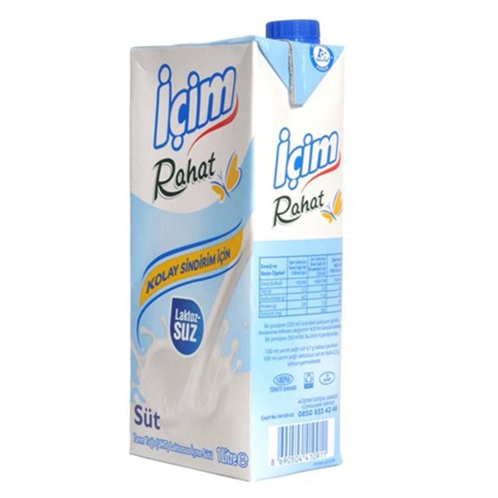 İÇİM SÜT RAHAT 1LT LAKTOZSUZ 4109-03 1*12