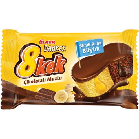 ÜLKER K.DANKEK 8KEK ÇİK+MUZLU 55GR 632-02 1*24