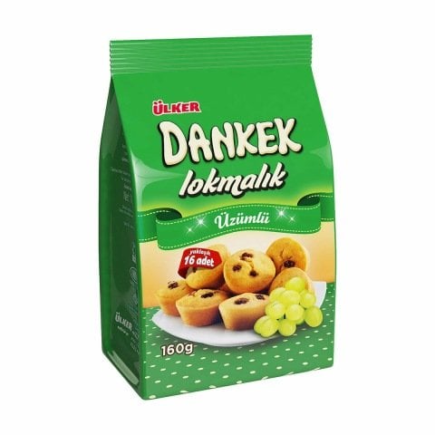 ÜLKER K.DANKEK LOKMALIK ÜZÜMLÜ 160GR 643-00 1*8