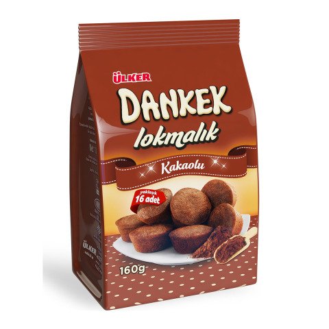 ÜLKER K.DANKEK LOKMALIK KAKAOLU 160GR 644-08 1*8