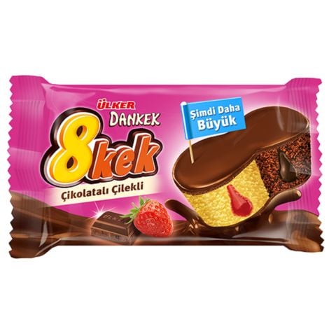 ÜLKER K.DANKEK 8KEK ÇİK.+ÇİLEK 55GR 656-02 1*24
