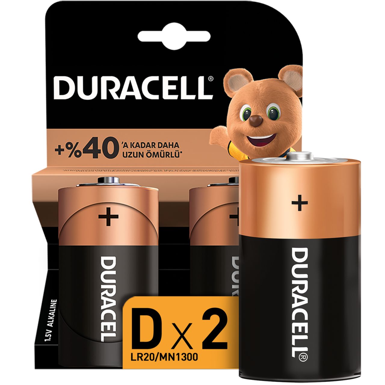 PİL DURACELL D.BÜYÜKBOY PİL 2'Lİ KART 1*30