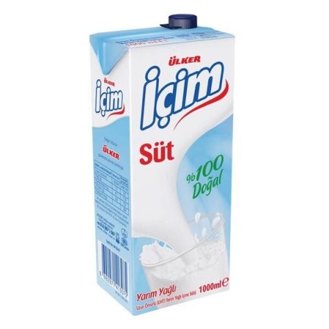 İÇİM SÜT 1LT YARIMYAĞLI  4130-07 1*12
