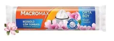 MACROMAX ÇÖP POŞ.BÜZG.ORTA MANOLYA 10'LU 55X60CM 2025648 1*25