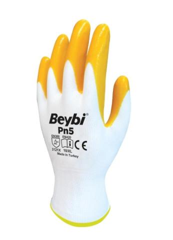 İŞ ELDİVENİ BEYBİ ELDİVEN NİTRİL PN05 SARI 1*288