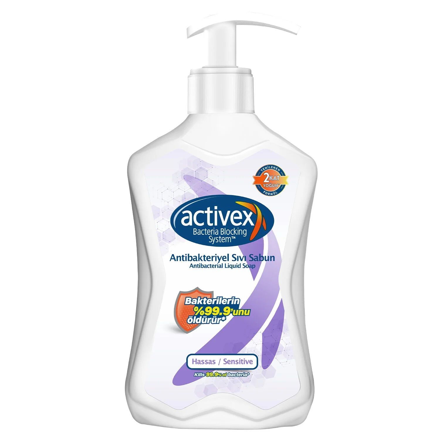 ACTİVEX SIVI SABUN 500ML HASSAS/ SENSİTİVE POMPALI 1*12