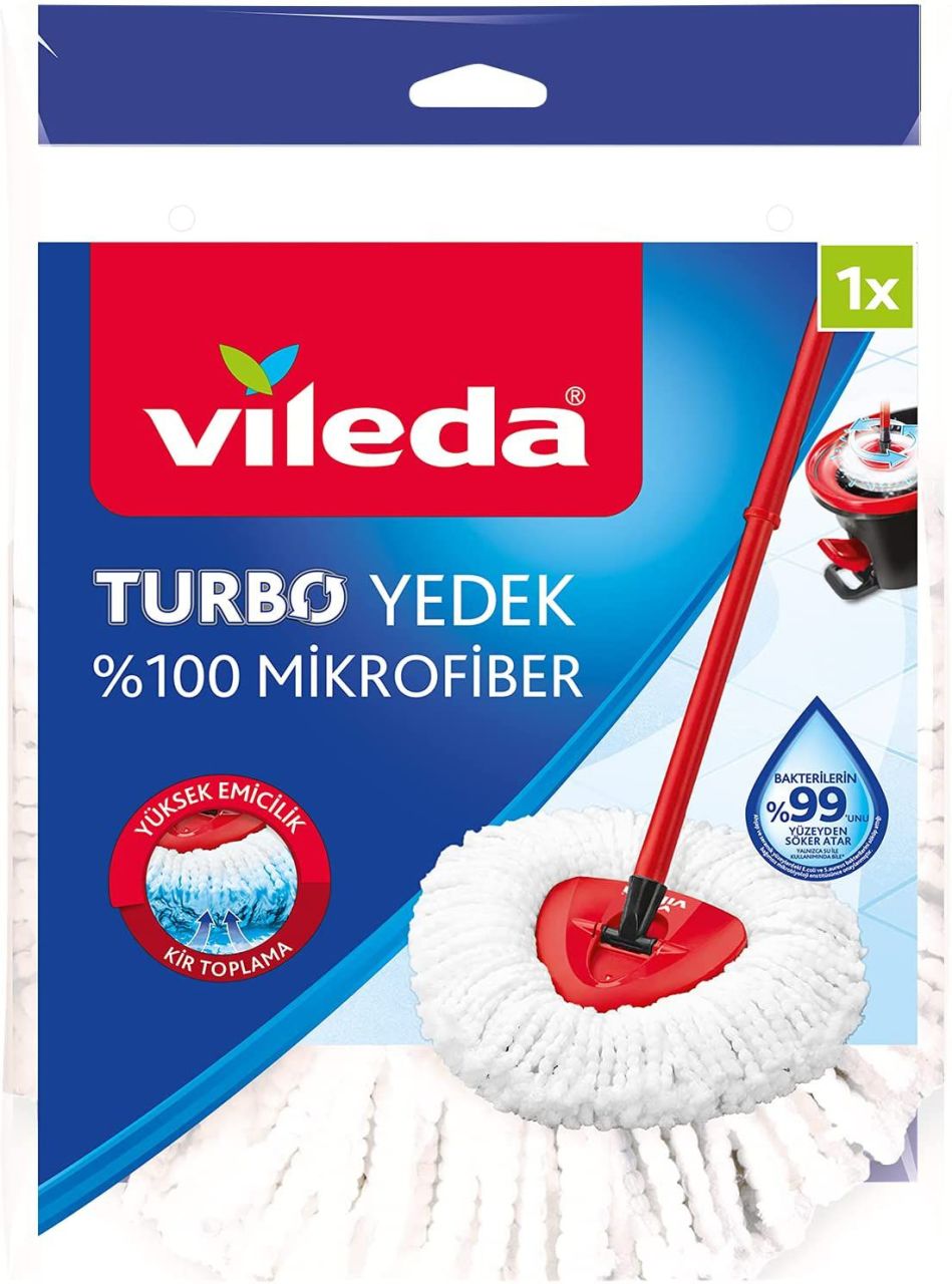 VİLEDA PASPAS TURBO %100 MİKROFİBER YEDEK 1*6