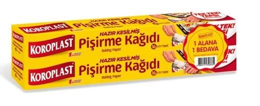 KOROPLAST  PİŞ.KAĞIDI KESİK 1+1 32'Lİ 42CM*37CM 1*12