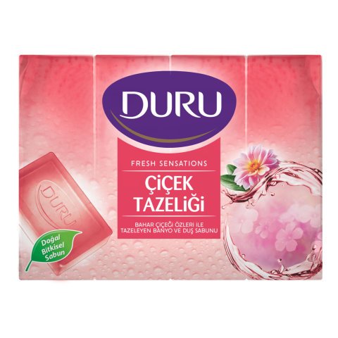 DURU SABUN FRESH 4*150GR FRESH ÇİÇEK TAZELİĞİ 600GR 1*18