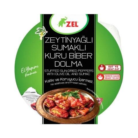 ZEL KURU BİBER DOLMA Z.YAĞLI&SUMAKLI 200GR 1*12