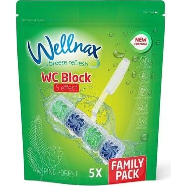 WELLNAX WC BLOK TROPİC 5Lİ AİLE PAK.5*50GR 1*12