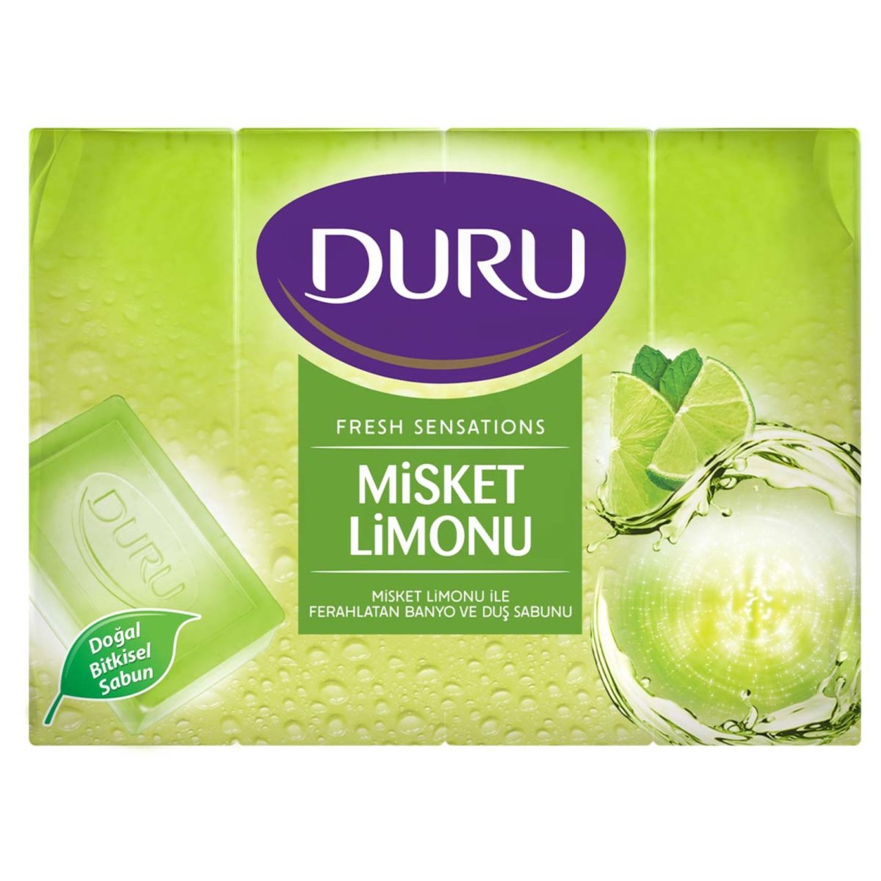 DURU SABUN FRESH 4*150GR FRESH MİSKET LİMON 600GR 1*18