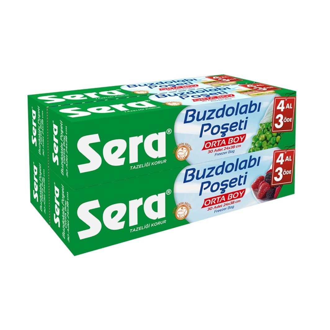 SERA BUZDOLABI POŞETİ 4AL3ÖDE ORTA 24*38CM 6296-60 1*15