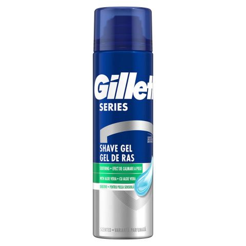 GİLLETTE TRAŞ JELİ SERIES 200ML SENSİTİVE ALOE VERA 1*6